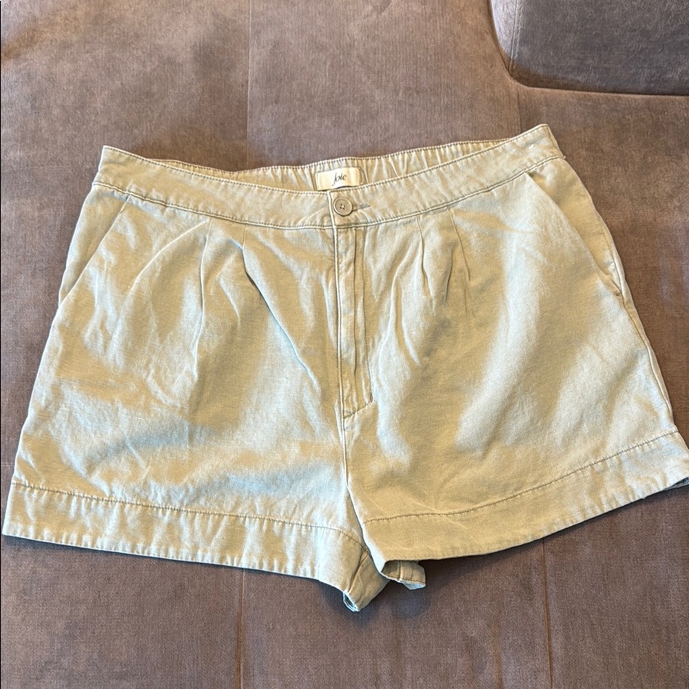 Joie Light Green High Waist Shorts Lightweight Casual